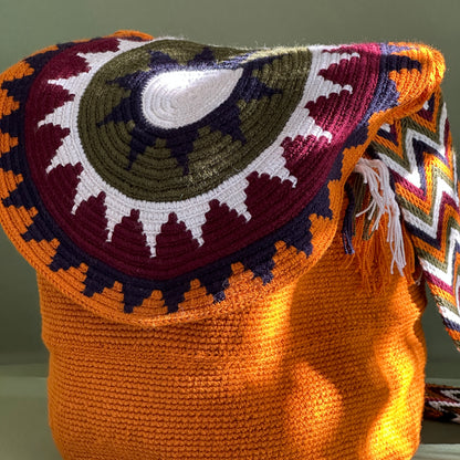 Wayuu Maicao Bag with Cover - Large - Tierra Guajira