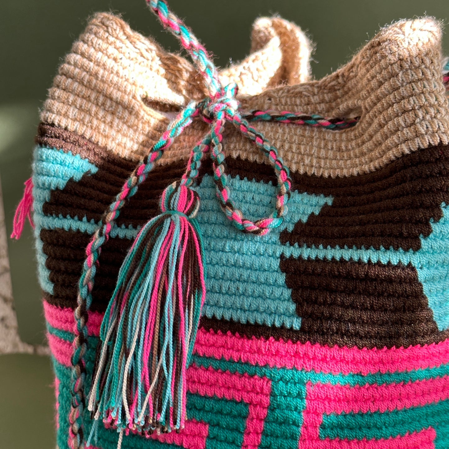 Wayuu Medellin Bag - Large - Tierra Guajira